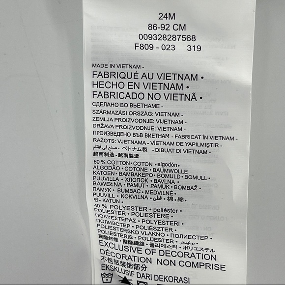 Nike Air Boys Colorblock Sweatshirt Size 24 Months - Picture 6 of 6